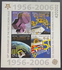 (5212) BOSNIA & HERZEGOVINA 2006 : Sc# 151e MNH VF S/S EUROPA CEPT 50TH ANNIV