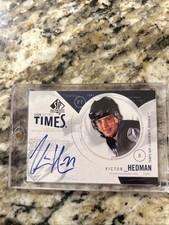 2009- 2010 Upper Deck Victor Hedman Rookie Autographed Card. perfect Condition. rookie card picture