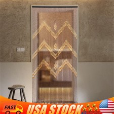 Natural Bamboo 52 Strands Handmade Curtain Beads Window Door Shoji Room Divider
