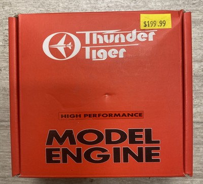 Thunder Tiger pro 18 KP nitro engine rotary carb standard crank side exh. Hex Dr