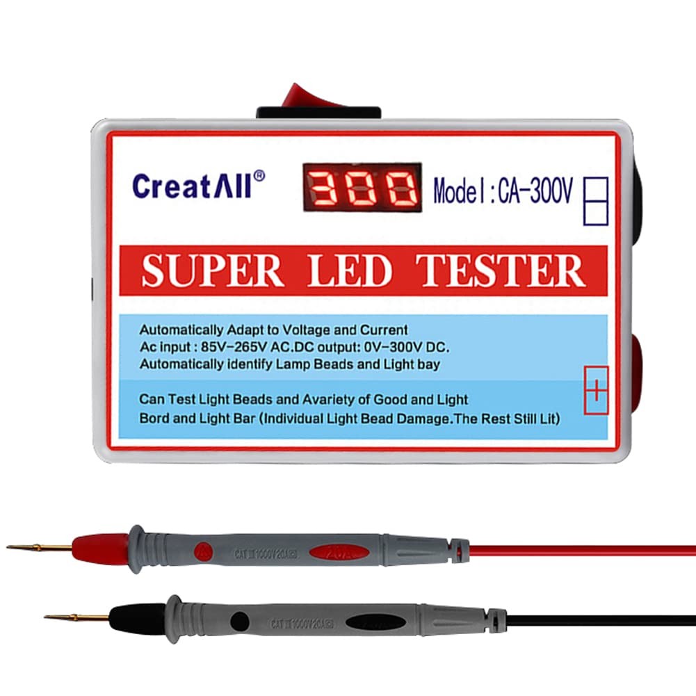 Perles lumineuses TV CA-300 V avec testeur de rétroéclairage à adaptation automatique