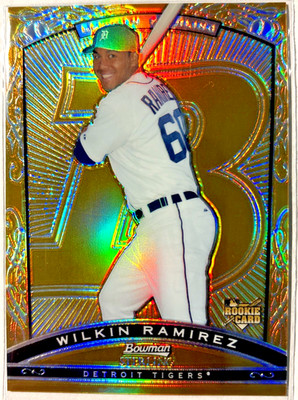 2009 Bowman Sterling - Wilkin Ramirez #BS-WR Gold Refractor /50 (RC)