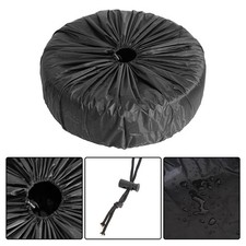 15 Black Spare Tire Cover Trailer Wheel Tyre Protector Against Sun Rain