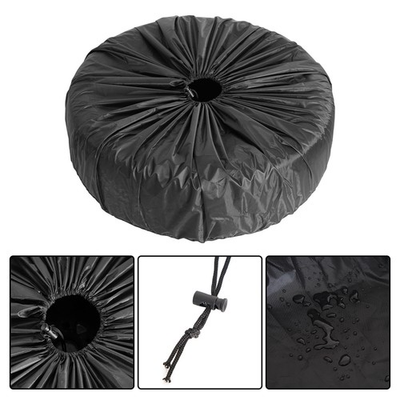 #ad 15quot; Black Spare Tire Tyre Wheel Cover for Jeep Trailer RV Camper Universal $10.92