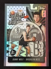 Danny Wolf 2025-26 Topps Limited Stock Legends Rookie Basketball