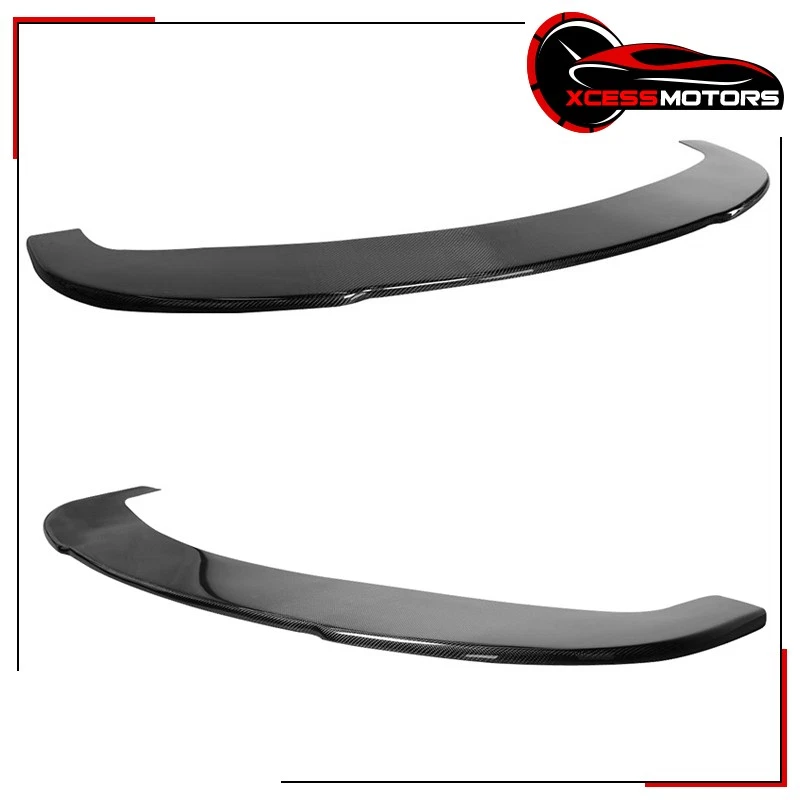 Fits 04-10 BMW E60 M5 Carbon Fiber Under Front Bumper Lip Spoiler Splitter CF - Image 3 of 4