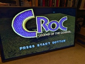 Croc: Legend of the Gobbos (Sega Saturn 1998) Complete W/ Manual CIB