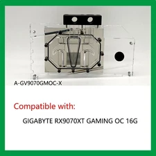 Granzon GPU Water Block Use For GIGABYTE RX9070XT GAMING OC 16G A-GV9070GMOC-X