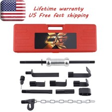 13 Pcs Dent Puller 10lbs Slide Hammer Auto Body Car Repair Hooks Tool Kits