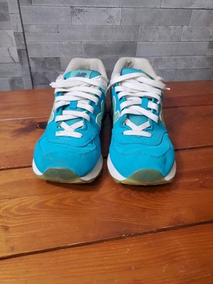 Womens New Balance 574 Encap Size 8.5 Blue White DECENT USED SHAPE