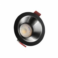 Led Fiale GU10 Einbaustrahler Downlight IP20 Max10W Schwenkbar Blendfrei Schwarz