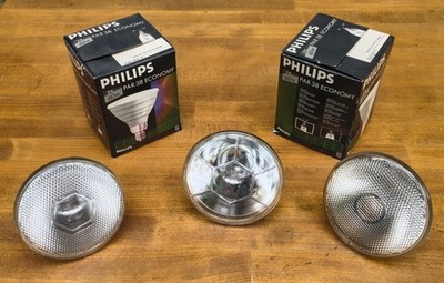 Große Glas-Reflektorlampen Glühbirnen PAR 38 Economy 60 W/120W Schraubsockel E27