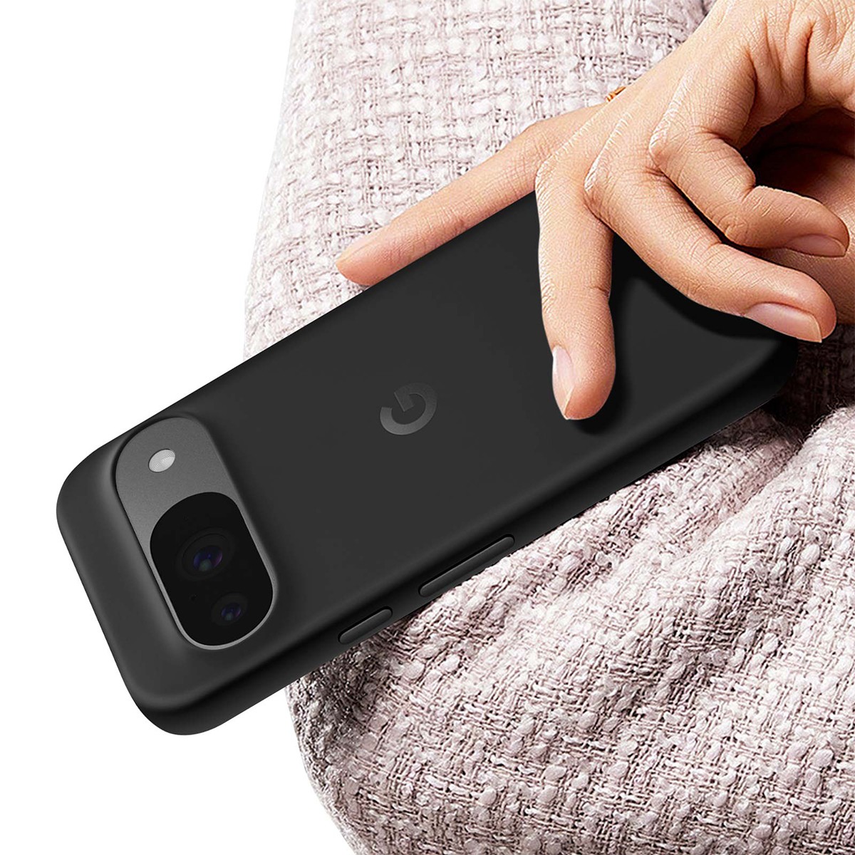 Coque rigide Pixel 9 et 9 Pro de Google en polycarbonate ajusté noir mat - 3