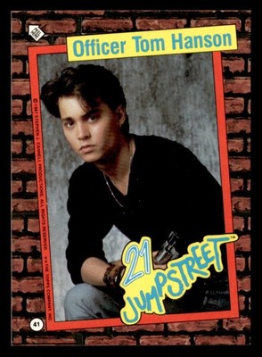 1987 Topps 21 Jump Street #41 Officer Tom Hanson