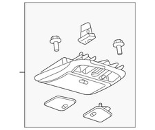 Genuine Ford Overhead Console 6n7z-54519a70-aab