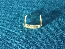 Vintage Bulova Watchband Buckle Yellow Gold Tone 12 mm