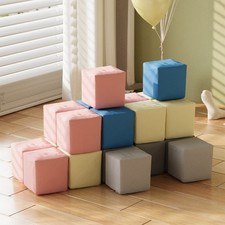Soft Foam Stacking Blocks for Toddlers, 12PCS...
