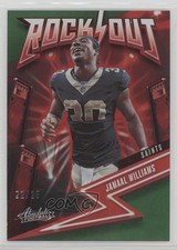 2023 Panini Absolute Rock Out Green Spectrum 22/25 Jamaal Williams #20 1b36