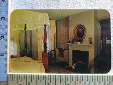 Postcard Bedroom Home of Stonewall Jackson Lexington Virginia USA