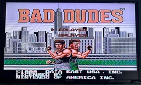 Bad Dudes + Karate Champ Nintendo NES Game Bundle Authentic Tested Data East