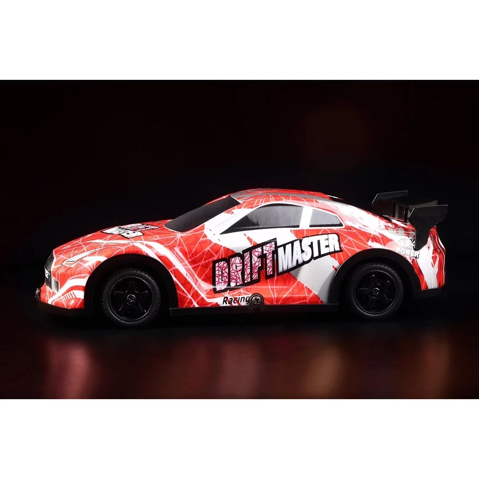 Power Craze Drift Master Remote Control Car, Red and White, 1:24 Scale RC Drift - Image 4 of 4