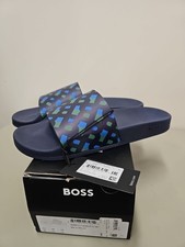 HUGO BOSS Men's Slides Slippers Sandals Pool Beach Shoes Size 13
