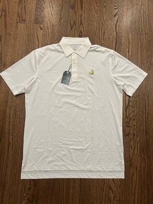 Masters Tech Performance Golf Polo Men's Large White Augusta National Exclusive