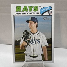 Topps 2024 Heritage Ian Seymour Rookie Tampa Bay Rays #181 Baseball Card