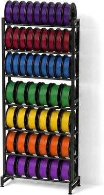 3D Printer Filament Rack 7 Tier Heavy Duty Steel Organizer