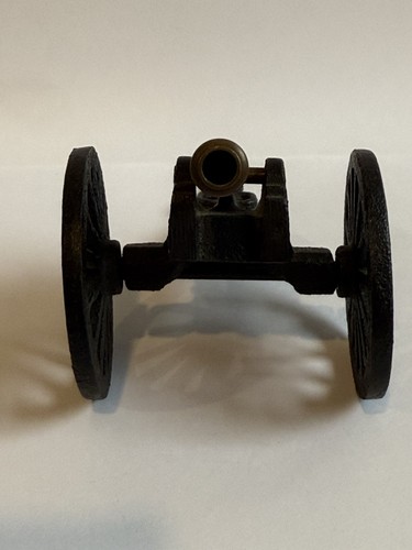 Vtg Mini Cast Iron & Brass Cannon Replica Stones River Battlefield C 1/1 Mf Co - Picture 13 of 17