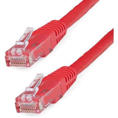 Startech C6PATCH2RD 2 Ft Red Cat6 Utp Patch Cable RJ-45