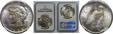 1925-S Peace Dollar   NGC MS-62