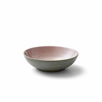 Bitz SalatschüSsel 24 Cm Steinzeug Grau Hellrosa Schale Robust Modernes Design