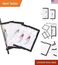 Clear Fishing Lure Wraps, 4-Pack - Protect Sharp Hooks & Organize Baits