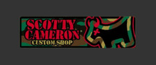 NEW RARE Scotty Cameron Sticker Custom Shop CAMO JUNK YARD DOG Shaft Band Decal