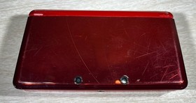 Nintendo 3DS Red Handheld Game Console 3D CTR-001  With Charger