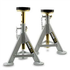 Esco 10498 Adjustable Jack Stand Pair With Removable Rubber Flat Top Pads