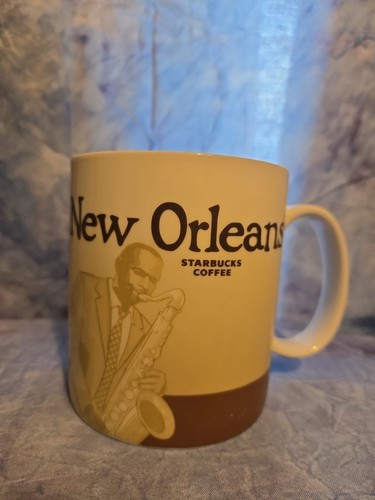 Taza de café Starbucks Global Icon Collector Series 2012 Nueva Orleans 16 OZ - Imagen 1 de 6