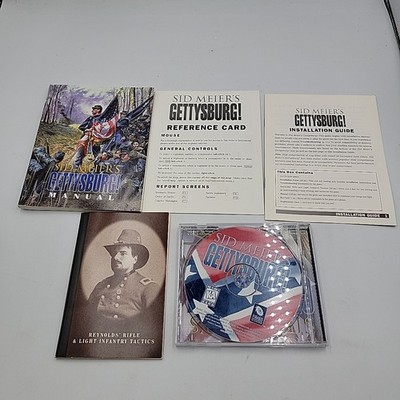 Sid Meier s Gettysburg PC Game with 155 page game manual & more