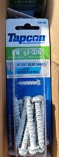 (8-Pk) Tapcon Hex-Washer-Head Concrete Anchor White 1/4 x 1-3/4 24142 8 Packs