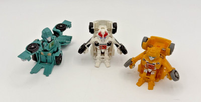 Lot Of 3 Transformers Mini Bot Shots Action Figures Tomy Hasbro