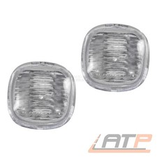 2x BLINKER KOTFLÜGEL ECKIG WEIß LINKS RECHTS FÜR AUDI A4 8D B5 BJ 97-00
