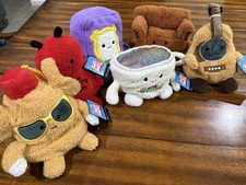 Bum Bumz Friends The Television Show Set Of 6 Plush Complete Collection NWT