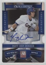 2010 Donruss Elite Extra Edition 91/100 Matt den Dekker #20 Auto 0o9