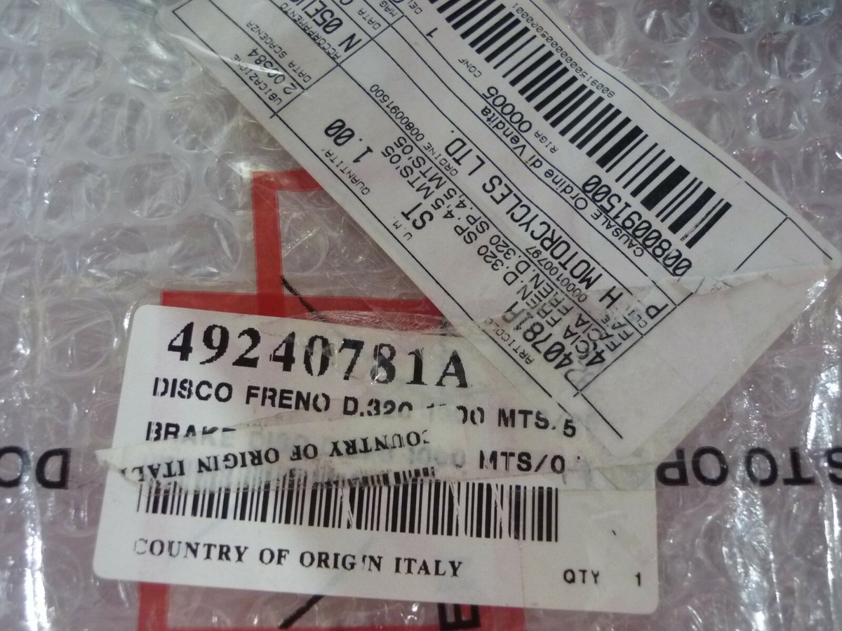 DUCATI ULTISTRADA 1100/1000 FRONT BRAKE DISC 49240781A | eBay