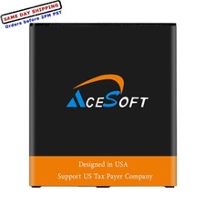 Long Lasting AceSoft 3700mAh Battery for Samsung Galaxy J3 2018 SM-J337A Phone