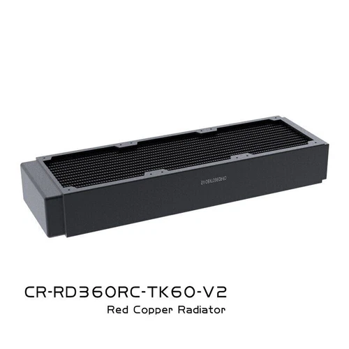 Bykski 60mm Thickness 360mm Copper Radiator For 3*12cm Fans CR-RD360RC-TK60-V2