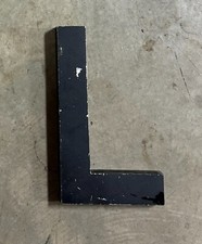 10" Metal Letter L Cast Aluminum Dimensional Industrial Alphabet Wall Decor