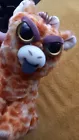 Feisty Pets Giraffe weicher 8 Zoll Plüsch zeigt seine blaue Zunge