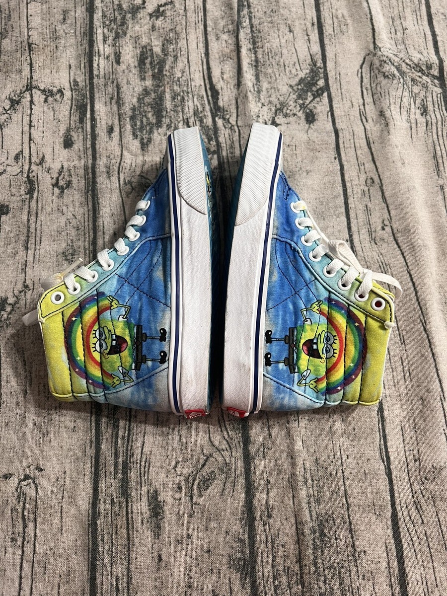 Vans Off The Wall Men\'s X SpongeBob SquarePants Imaginaaation Sk8-Hi Shoes Sz 12 Vans off the Wall SK-8 Hi Spongebob Imagination mens sneaker  main image 4